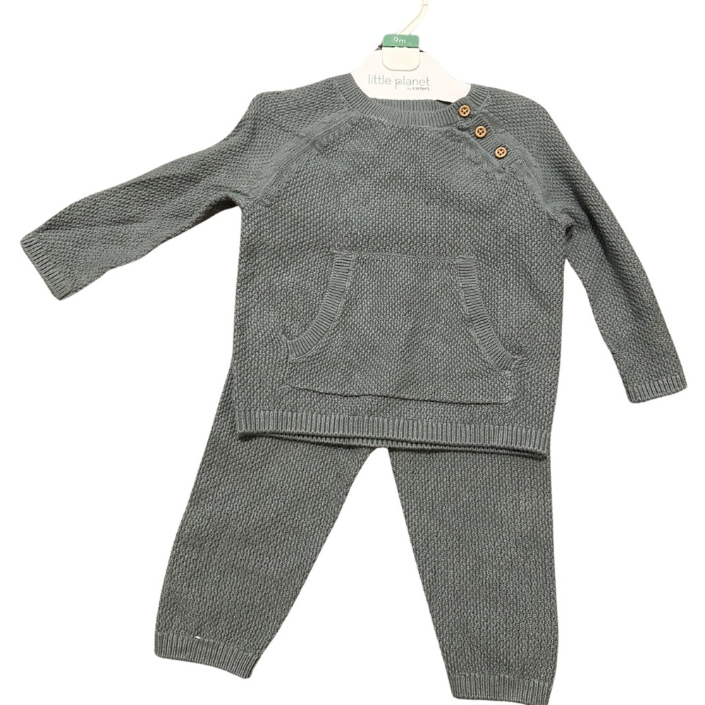 Carter's Gray Kids Matching Set
